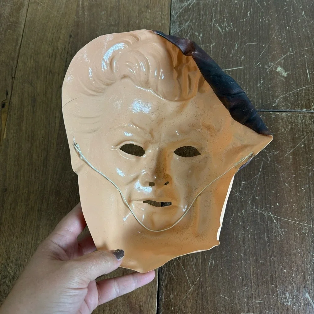 Vintage‎ Clark Gable Halloween Costume Plastic Face Mask